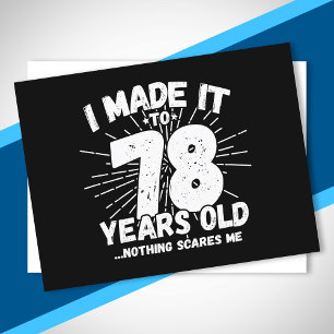 Grappige 78e verjaardag citaat sarcastisch 78 jaar briefkaart