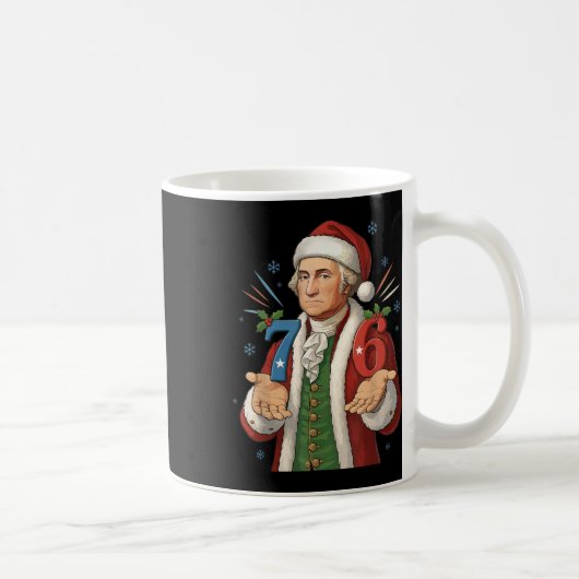 Grappige 7-6 6-7 George Washington Sinterklaas 67 Koffiemok (Rechts)