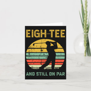 Grappige 80e Verjaardag Golf Pun Golfen 80 Jaar Ou Kaart
