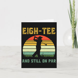 Grappige 80e Verjaardag Golf Pun Golfen 80 Jaar Ou Kaart
