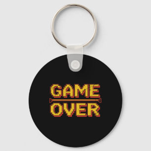 Grappige 80s Arcade Retro Nostalgie Gamer Videospe Sleutelhanger