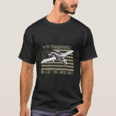 Grappige A10 Thunderbolt Warthog brrrrrt die de T-shirt (Voorkant)