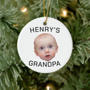 Grappige aangepaste Baby gezicht Keramisch Ornament