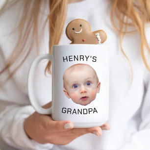 Grappige aangepaste Baby gezicht Koffiemok