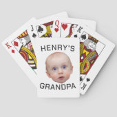 Grappige aangepaste Baby gezicht Pokerkaarten (Achterkant)