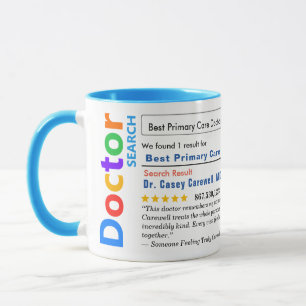 Grappige aangepaste beste dokter mok