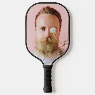 Grappige aangepaste foto pickleball paddle