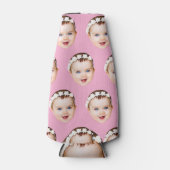 Grappige aangepaste gezicht Koelbox, gepersonalise Flesjeskoeler (Voorkant)