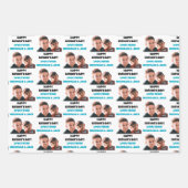 Grappige aangepaste Kinder gezicht foto Happy Vade Inpakpapier Vel (Voorkant)