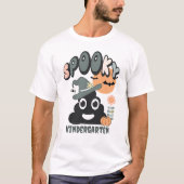 Grappige aangepaste naam Grade Jaar Retro Wavy Spo T-shirt (Voorkant)