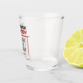 Grappige aangepaste naam shot glas (Rechts)