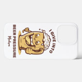 Grappige aangepaste naam & tekst bier Case-Mate iPhone case (Achterkant (horizontaal))