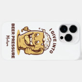 Grappige aangepaste naam & tekst bier Case-Mate iPhone case (Achterkant (horizontaal))