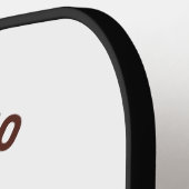 Grappige aangepaste naam & tekst bier pickleball paddle (Links Detail)