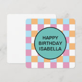 Grappige aangepaste tekst kaart (Voorkant / Achterkant)