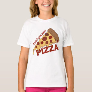 Grappige aangepaste tekst PIZZA-shirts en jassen T-shirt