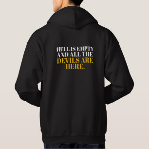 Grappige aangepaste tekst Stijlvol Modern Minimal Hoodie