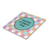 Grappige aangepaste tekst tegeltje (Zijkant)