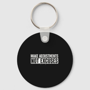 Grappige aanpassingen maken, geen excuses voor Mot Sleutelhanger