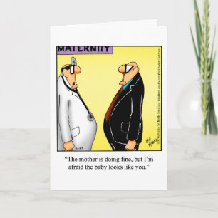 Grappige Aanstaande Papa Humor Wenskaart Kaart