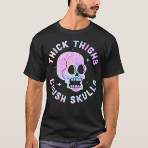 Grappige aanstootgevende dikke dijen verpletteren  t-shirt
