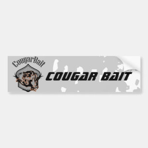 Grappige aanstootgevende nieuwigheid humor cougar bumpersticker