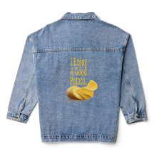 Grappige Aardappel Eten Liefhebber Spijkerjas