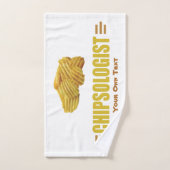Grappige Aardappelchipsliefhebbers Handdoek (Handdoek)