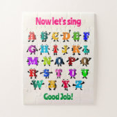 Grappige ABC's Legpuzzel (Verticaal)