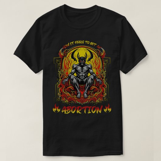 Grappige Abortus Boomer Meme Ironisch Rude Crude S T-shirt (Design voorkant)