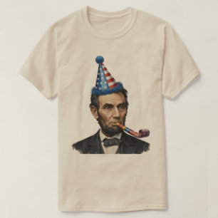Grappige Abraham Lincoln-feestviering T-shirt
