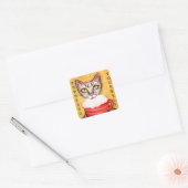 Grappige Abyssinische Kat Collectie Stickers (Envelop)
