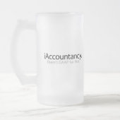 Grappige Accountant GAAP Grapjurk Tech Parodie Matglas Bierpul (Links)