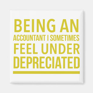 Grappige Accountant Grap Magneet