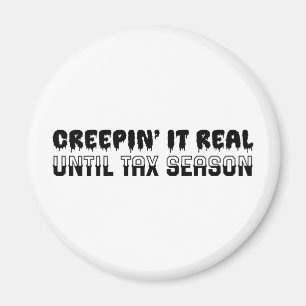 Grappige accountant Halloween - Creepin' It Real Magneet