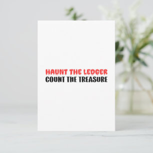 Grappige accountantsverklaring Halloween Bedankkaart