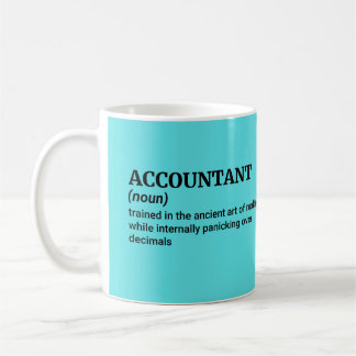 Grappige accountantswoordenschat - belastingvoorde koffiemok