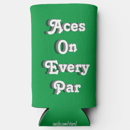 Grappige "Aces on Every Par." St. Patrick's Day Go (Voorkant)