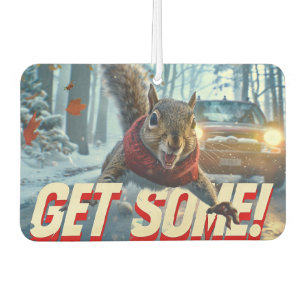 Grappige Actie Eekhoorn Luchtverfrisser "Get Some"