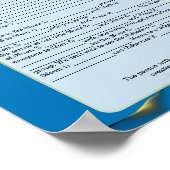 Grappige Ad-Lib Spel Bruiloft Poster (Hoek)