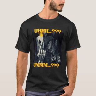 Grappige ADHD Cool Edgy Hard Skeleton Meme T-shirt