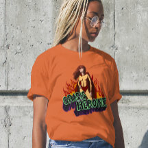 Grappige ADHD Crisis Heldin Chaos Energie Retro St