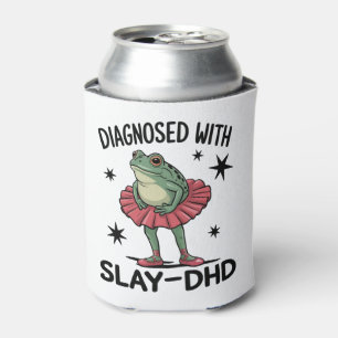 Grappige ADHD Kikker Neurodivergente Meme Y2K Frog Blikjeskoeler