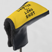 Grappige advocaat golfheadcover (3/4 voorkant)
