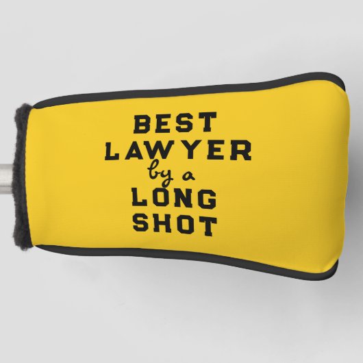 Grappige advocaat golfheadcover (Voorkant)