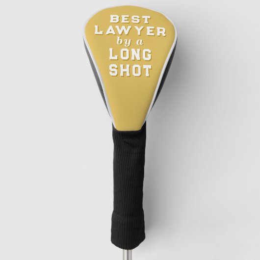 Grappige advocaat golfheadcover (Voorkant)