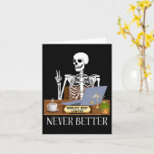 Grappige advocaat Halloween Kaart (Gele Bloem)