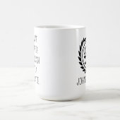 Grappige advocaat koffiemok, Kan domheid niet oplo Koffiemok (Center)