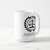 Grappige advocaat koffiemok, Kan domheid niet oplo Koffiemok (Voorkant rechts)