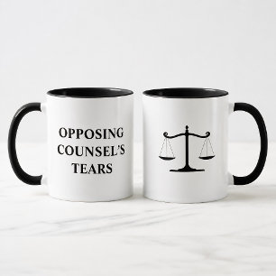 Grappige advocaat mok rechtskantoor cadeau voor ad